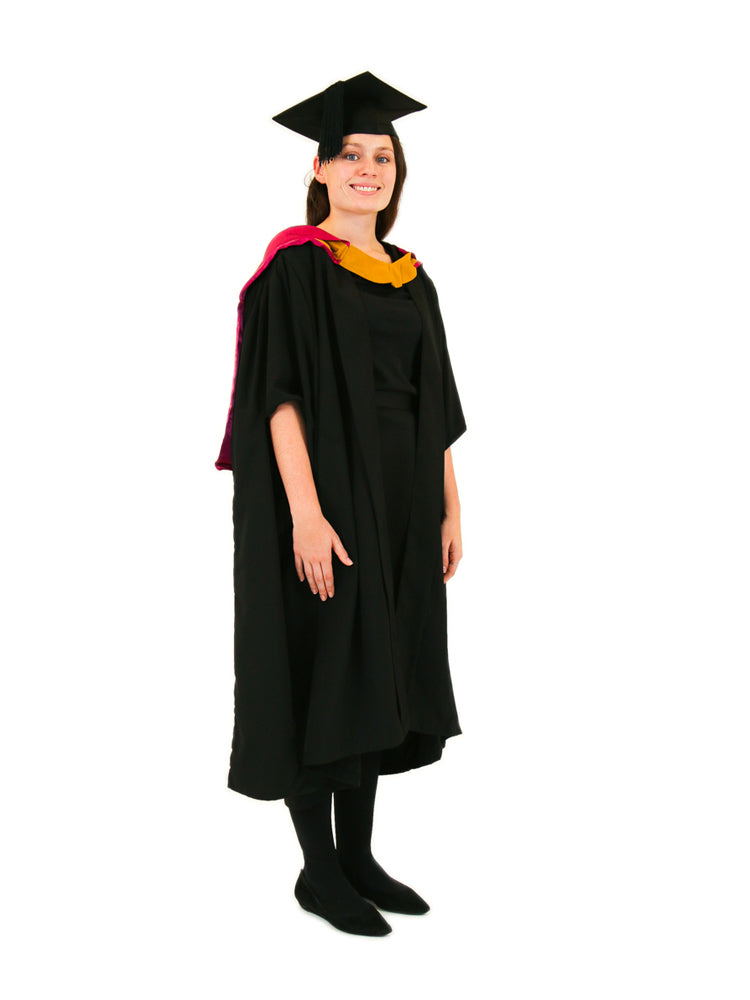 UNSW Graduation Master Set | Engineering, includes gown, cap & hood