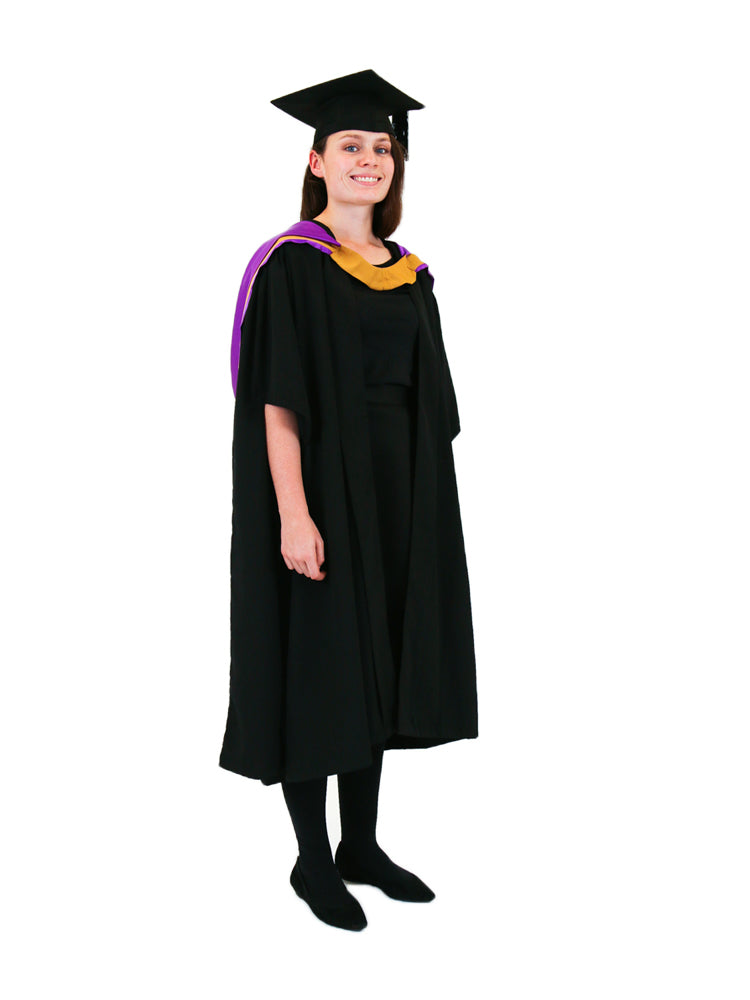 UNSW Graduation Master Set | Medicine, includes gown, cap & hood