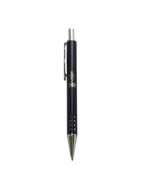 Black steel pen with the UNSW logo - navy