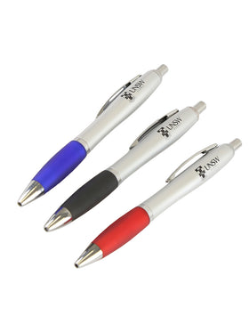 Plastic pens with UNSW logo in group