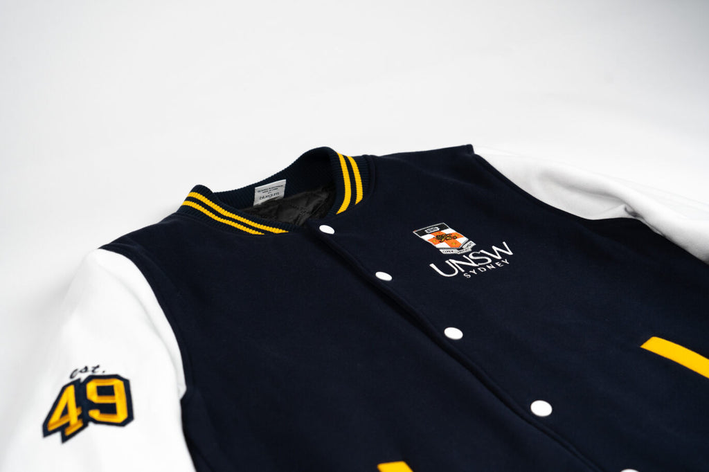 UNSW Black Original Varsity Jacket | Official UNSW Clothing – Shop ...