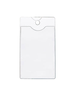 Clear plastic card holder