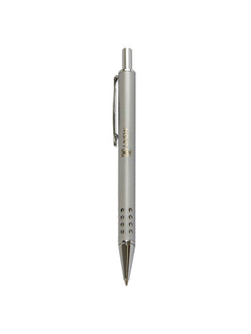 Black steel pen with the UNSW logo - silver